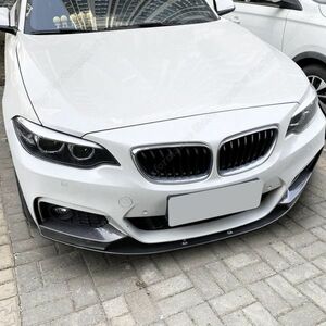 【送料無料】フロントバンパー リップスポイラー セット カーボン BMW F87 M2 F22 F23 Mスポーツ 2014-2022