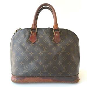 ◆ ルイヴィトン LOUIS VUITTON モノグラム 旧 アルマ M51130 ハンドバッグ ブラウン レディース メンズ かばん