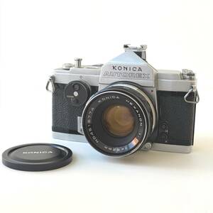 ◆ KONICA コニカ AUTOREX ボディ レンズセット HEXANON 1:1.8 52mm ジャンク MF 一眼レフ フィルムカメラ レトロ