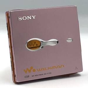 ◆◇再生○ SONY MZ-E700 WALKMAN ポータブルMDプレーヤー　乾電池ケースは欠品の為訳アリ品　MADE IN JAPAN◇◆