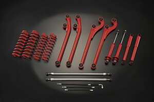 Motor Farm モーターファーム ジムニー JA22/JA12 サスペンションセット SSPRO 2インチUPキット(レッド)