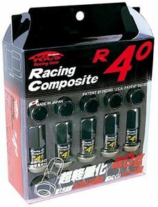 KYO-EIkyo way racing Composite R40 M12×P1.25 Gloria s black ( nut 20 piece )