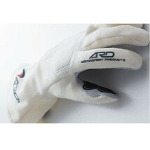 ＡＲＤ 内縫いレーシンググローブ ARD-250 ProGear400X ＬＬサイズ/ホワイト 【FIA公認】_画像5