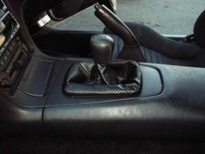 スーペリア カーボンルックシフトブーツ MR2 SW20 MT車用