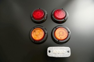 Motor Farm モーターファーム 汎用 LEDテールランプセット(S) ブラックリング