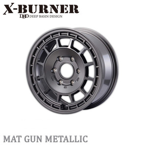 モーターファーム X-BURNER 16x7.0J 6H/139.7 +38 ガンメタリック (１本)