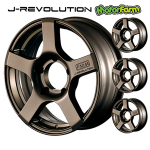 Motor Farm モーターファーム J-REVOLUTION (ジェイ レボリューション) 16x5.5J 5H/139.7 +20 マットブロンズ 4本セット