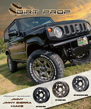 Motor Farm モーターファーム アルミホイール DIRT PROP(ダートプロップ) 16x5.5J 5H/139.7 +20 マットガンメタ (4本セット)_画像3