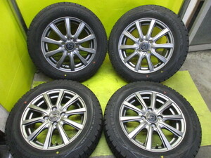 店)　クレアー14インチ5．5Ｊ＋45　4／100　＋　175/65ｒ14　国産スタッドレス　ルーミー　タンク　ソリオ　デリカＤ２