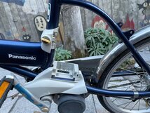 【1329】【未整備/普通の自転車として乗れます】『電動アシスト』パナソニック Casual ViVi　充電器・バッテリー無　鍵1本有 限定/発送不可_画像9