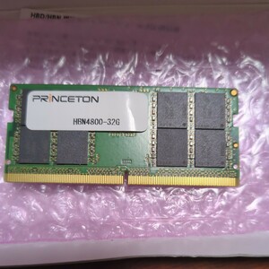 512h2817　プリンストン ノートPC用 メモリ Micron純正 32GB DDR5 4800(PC5-38400) SODIMM CL40 262pin 1.1V HBN4800-32G