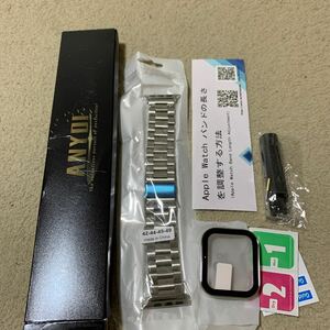 601a1320☆ コンパチブル Apple Watch バンド ステンレス アップグレードバージョン 49mm/45mm/44mm/41mm/40mm 