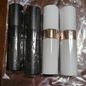 601h1321　[Ocello] アトマイザー 香水 ボトル（2個セット） (ブラック)（2個セット） (ホワイト)香水ボトル