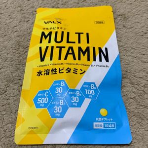 601a1603☆ VALX マルチビタミン 水溶性ビタミン 山本義徳 1日あたりビタミンC500mg ビタミンB1 30mg ビタミンB2 30mg