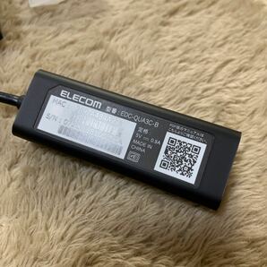 601a2130☆ エレコム 有線LANアダプター USB-A USB-C 変換アダプタ付 2.5Gbps対応 ブラック EDC-QUA3C-Bの画像3