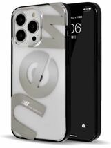 601a1321☆ 【 new balance 正規品 】 iPhone13 Pro ケース 「 TPUクリア 」ブランドロゴ アイフォン13プロ 6.1インチ ケース (シルバー)_画像5