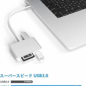 601a2116☆ XQDカードリーダー USB C、XQD/SD/TFカードリーダー タイプC、デュアルUSB3.0 Lexar USBマークカード用3枚読み込みの画像6