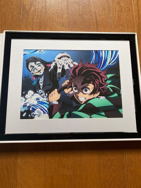 箱入り未使用品 描き下ろしイラストA4キャラファイングラフ 無限列車編(竈門炭治郎、魘夢)