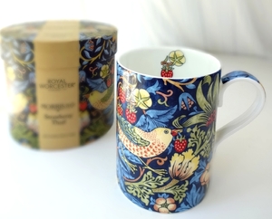  new goods William Morris ROYAL WORCESTER William Maurice Royal Worcester strawberry mud stick ceramics mug coffee cup England Britain 