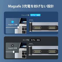 【美品】GIISSMO Macbook ハブ Macbook Air ハブ M2 Macbook Pro USB Type C ハブ 6-IN-2 USB-C ハブ (サイズ改良) PD充電ポート _画像3