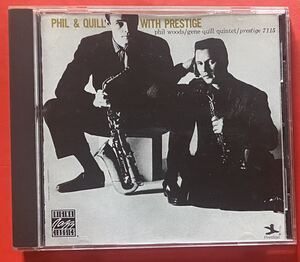 【CD】PHIL WOODS / GENE QUILL「PHIL & QUILL WITH PRESTIGE +2」フィル・ウッズ / ジーン・クイル 輸入盤 ボーナストラックあり01080330]