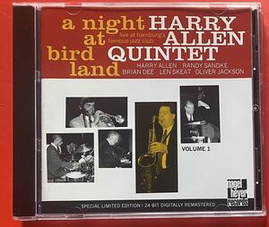 【CD】Harry Allen「A Night at Birdland」ハリー・アレン 輸入盤 [01040220]