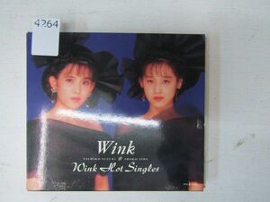 4264　Wink ウインク ベストCD Hot Singles 淋しい熱帯魚 愛が止まらない 涙を見せないで