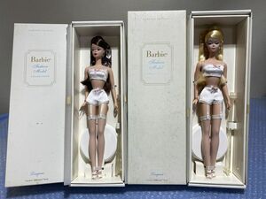 ★☆J439　Barbie　ファッションモデルコレクションバービー人形（ランジェリー）　2点　長期保管品☆★