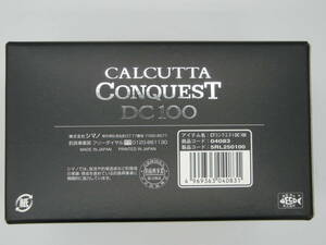 【未使用新品】シマノ '20 カルカッタ コンクエスト DC100(右ハンドル) 