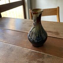 vintage vase Japan 花瓶 アンティーク レトロ 昭和 北欧 デンマーク ミッドセンチュリー 生花 一輪挿し_画像3