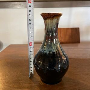 vintage vase Japan 花瓶 アンティーク レトロ 昭和 北欧 デンマーク ミッドセンチュリー 生花 一輪挿しの画像5