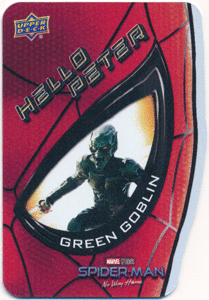 Green Goblin 2023 UD Marvel Spider-Man No Way Hello Peter Metal Cards メタルカード スパイダーマン グリーンゴブリン 1:180パック