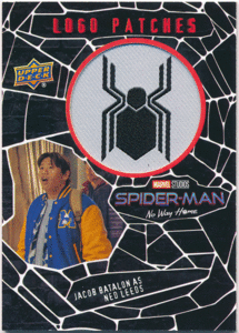 Jacob Batalon as Ned Leeds 2023 Upper Deck Marvel Spider-Man No Way Home Manufactured Logo Patches スパイダーマン 1:60パック