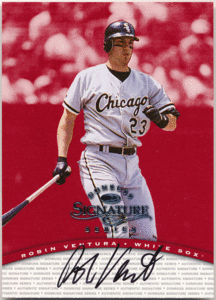 Robin Ventura MLB 1997 Donruss Signature Series Auto 直筆サインカード オート ロビン・ベンチュラ