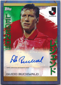 Jカード 2023 Topps Flagship Jリーグ フラッグシップ ギド・ブッフバルト Guido Buchwald Legend Green Auto 99枚限定 直筆サイン