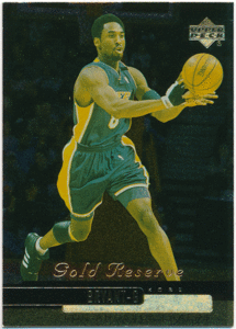 Kobe Bryant NBA 1999-00 Upper Deck UD Gold Reserve Base Card #101 ベースカード コービー・ブライアント