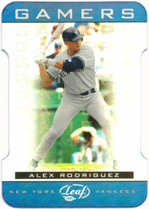 Alex Rodriguez MLB 2005 Leaf Gamers Quantum Die Cut 50枚限定 アレックス・ロドリゲス 