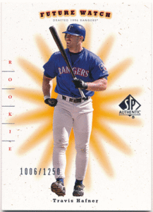 Travis Hafner MLB 2001 Upper Deck UD SP Authentic Future Watch RC Rookie Card 1250枚限定 ルーキーカード トラビス・ハフナー