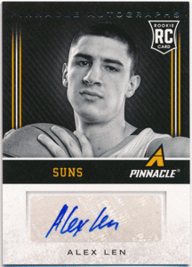 Alex Len NBA 2013-14 Panini Pinnacle RC Rookie Signature Auto ルーキーオート 直筆サインカード アレックス・レン