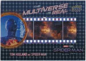 Tom Holland as Spider-Man 2023 Upper Deck Marvel Spider-Man No Way Home The Multiverse is Real Acetate FC-8 スパイダーマン