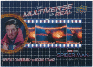 Benedict Cumberbatch as Doctor Strange 2023 UD Marvel Spider-Man No Way Home The Multiverse is Real Acetate 1:60パック