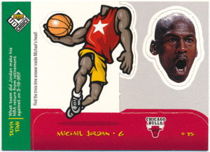 Michael Jordan NBA 1998-99 Upper Deck UD Choice Mini Bobbing Heads マイケル・ジョーダン