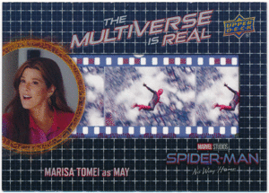 Marisa Tomei as May 2023 Upper Deck Marvel Spider-Man No Way Home The Multiverse is Real Acetate FC-5 スパイダーマン