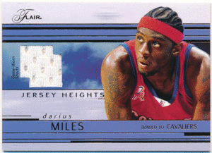 Darius Miles NBA 2002-03 Fleer Flair Jersey Heights Game-Worn Shorts ショーツカード ダリアス・マイルズ