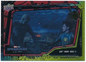 Don't Worry About It 2023 Upper Deck Marvel Spider-Man No Way Home Black & Gold Foil 5枚限定 パラレルカード スパイダーマン