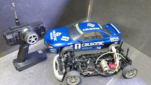 タミヤ 1/10 TA05 カルソニック スカイライン GT-R R32 プロポセット 中古品