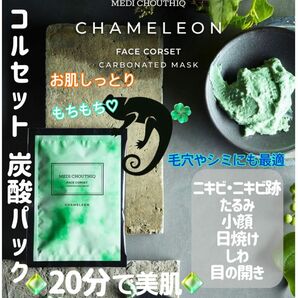 最新商品★カメレオン新パック★世界一の炭酸パック☆美容クリニック直接入荷しました！大人気で美容クリニックから入荷したばかり♪正規品