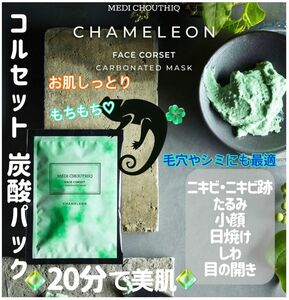 最新商品★カメレオン新パック★世界一の炭酸パック☆美容クリニック直接入荷しました！大人気で美容クリニックから入荷したばかり♪正規品