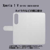 Xperia 1 V SO-51D/SOG10/A301SO　スマホケース 手帳型 プリントケース 招き猫 和柄 開運 キャラクター 猫 ねこ イエロー_画像3