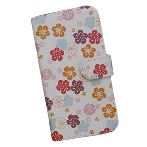Galaxy Note10+ SC-01M/SCV45　スマホケース 手帳型 プリントケース 和柄 花柄 梅 桜